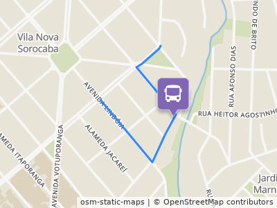 Mapa da parada