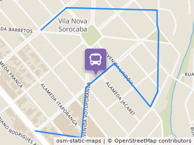 Mapa da parada