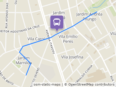 Mapa da parada