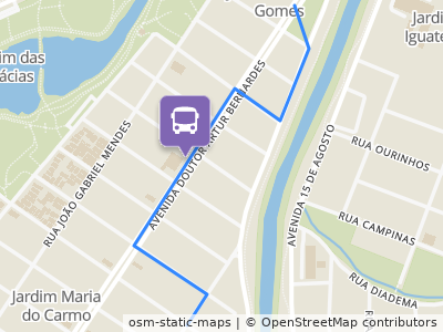 Mapa da parada
