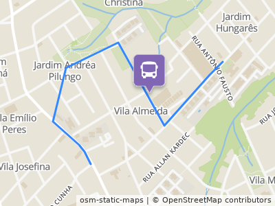 Mapa da parada