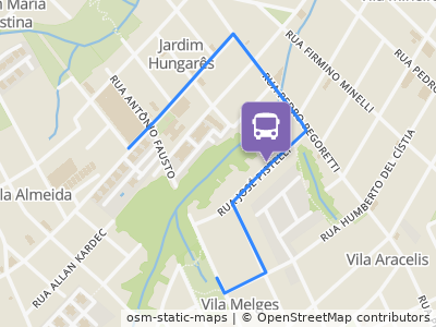 Mapa da parada