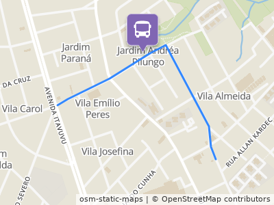 Mapa da parada