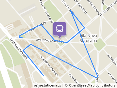 Mapa da parada