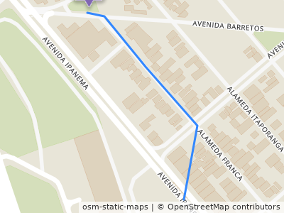 Mapa da parada