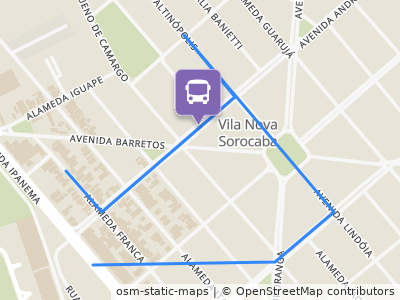 Mapa da parada