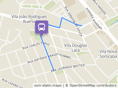 Mapa da parada