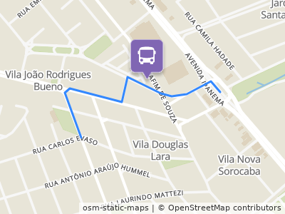 Mapa da parada