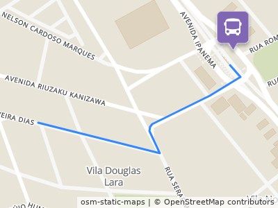 Mapa da parada