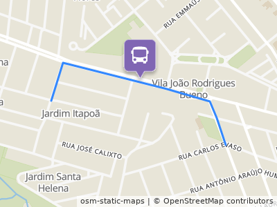 Mapa da parada