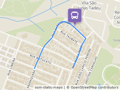 Mapa da parada