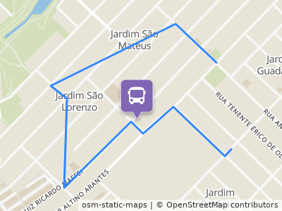 Mapa da parada
