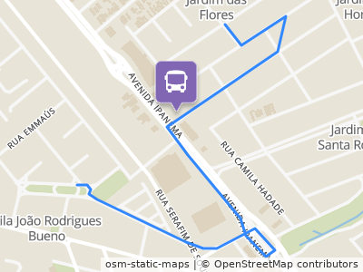 Mapa da parada