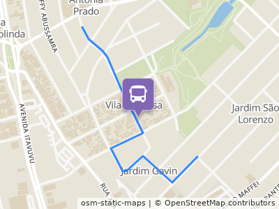 Mapa da parada