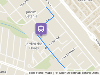 Mapa da parada