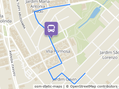 Mapa da parada