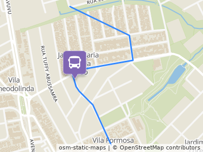 Mapa da parada