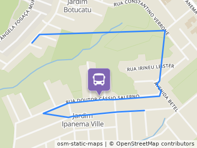 Mapa da parada