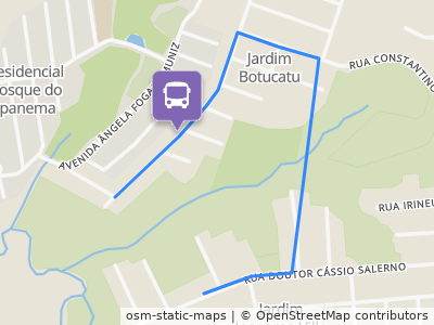 Mapa da parada
