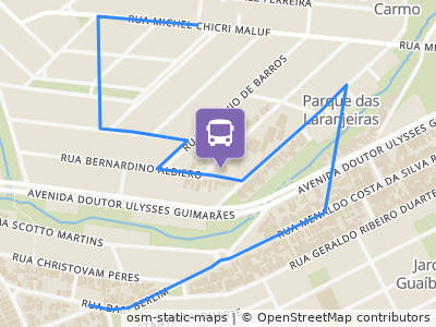 Mapa da parada