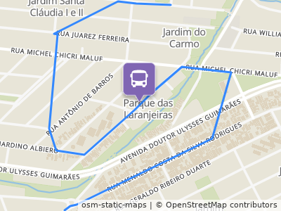 Mapa da parada