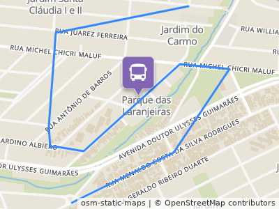 Mapa da parada