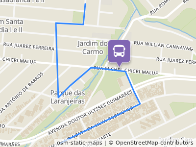 Mapa da parada