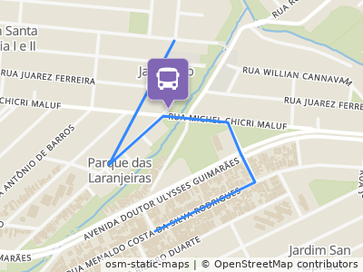 Mapa da parada
