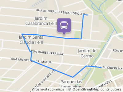 Mapa da parada