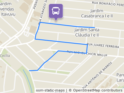 Mapa da parada