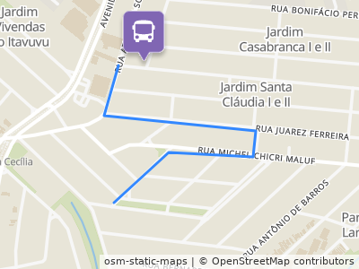 Mapa da parada
