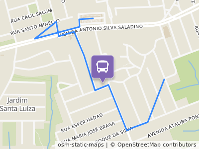 Mapa da parada