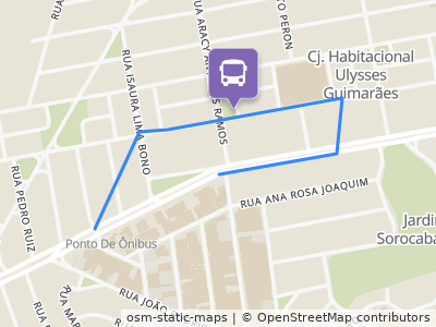 Mapa da parada