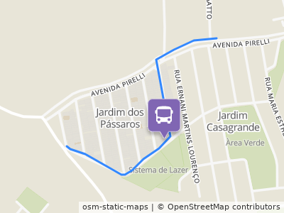 Mapa da parada