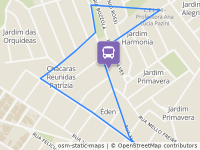 Mapa da parada