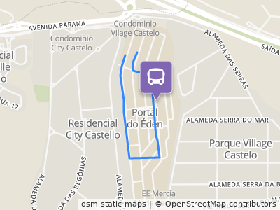 Mapa da parada