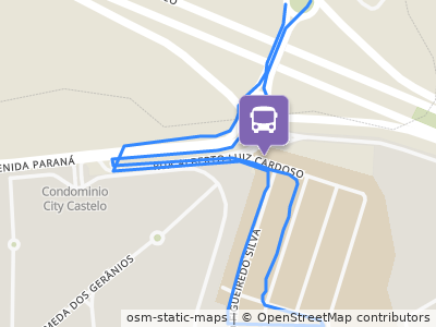 Mapa da parada