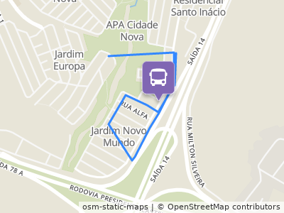 Mapa da parada