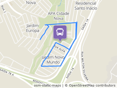 Mapa da parada