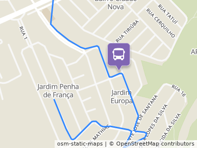 Mapa da parada