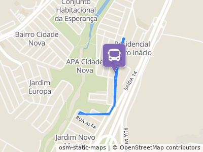 Mapa da parada