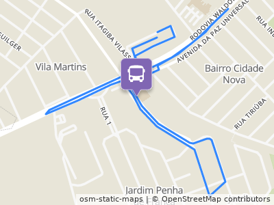 Mapa da parada