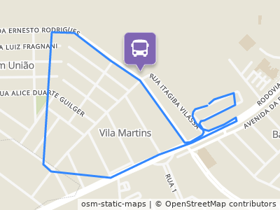 Mapa da parada
