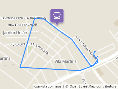 Mapa da parada