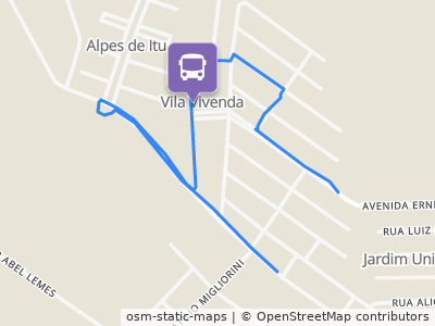 Mapa da parada