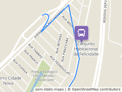 Mapa da parada