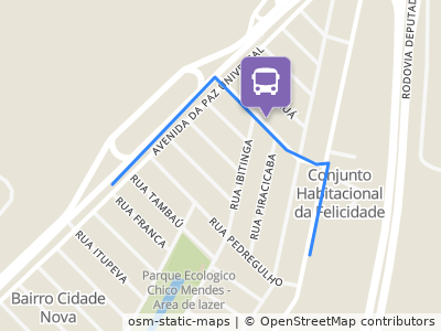 Mapa da parada