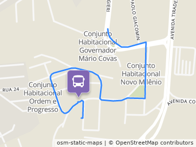 Mapa da parada