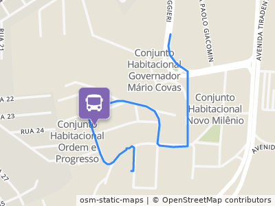 Mapa da parada
