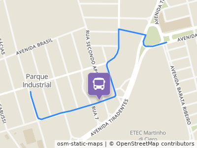 Mapa da parada